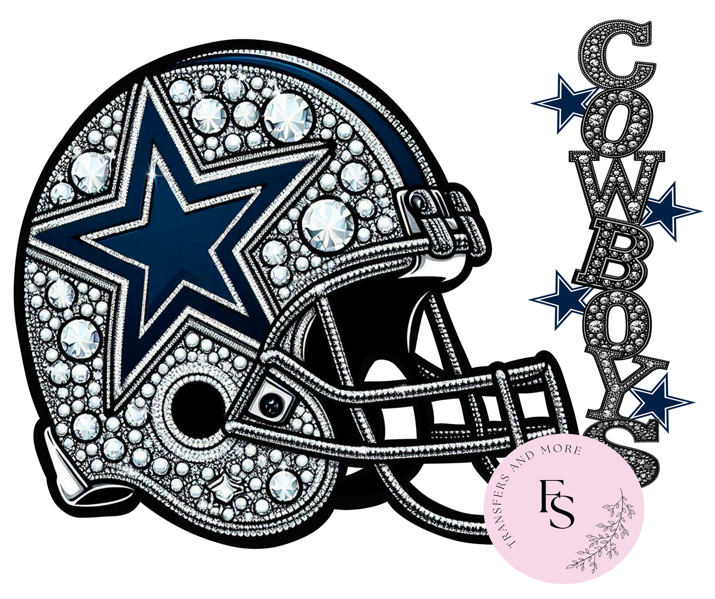 DC HELMET RHINESTONE