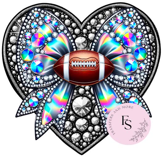 FOOTBALL RHINESTONE