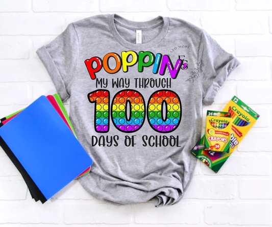 POPPIN TO 100 DAYS OF SCHOOL